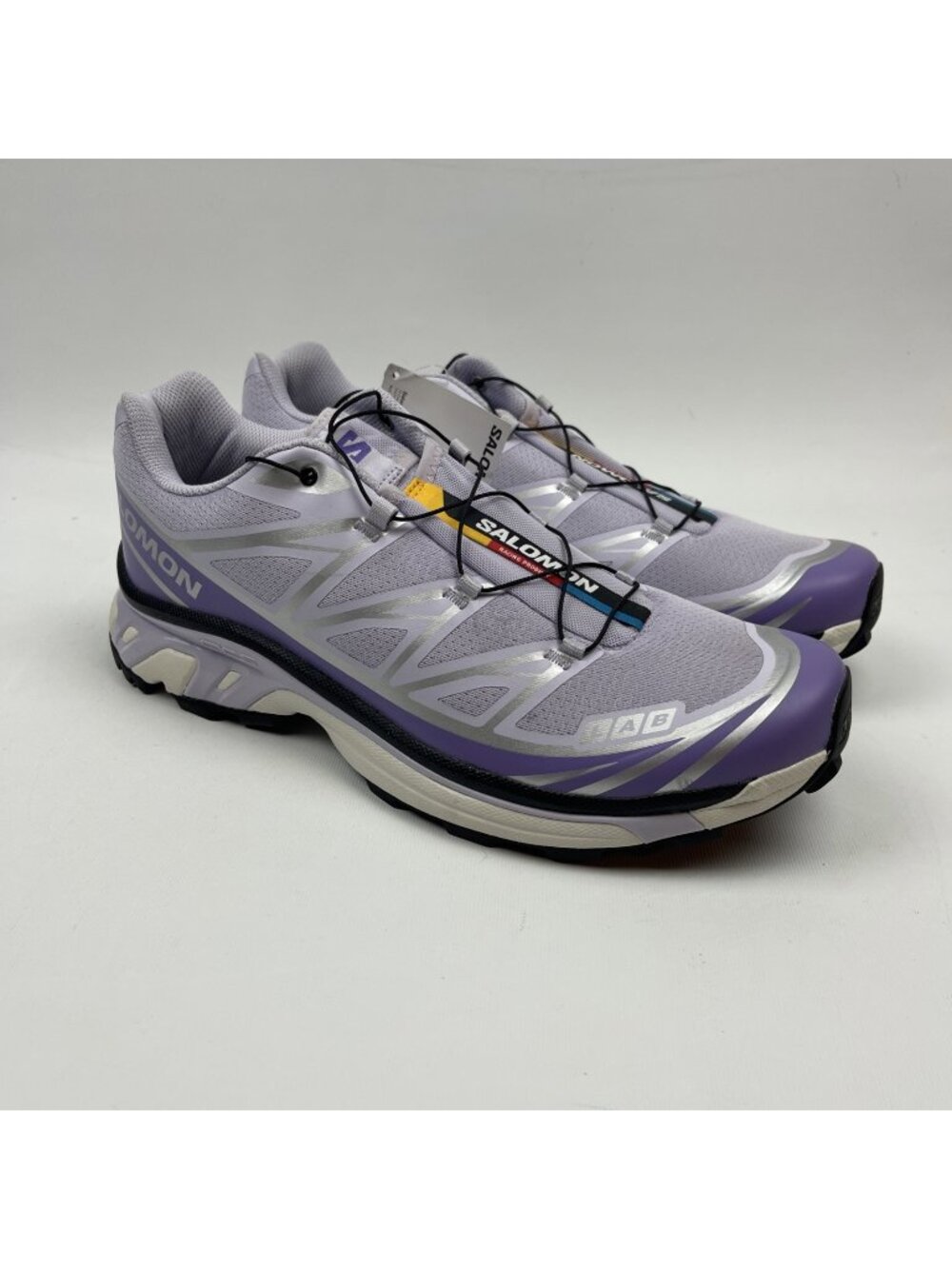 Salomon x S/Lab XT-6 Purple Heather /Aster Silver Trail Run Y2K Men Sz 13 US